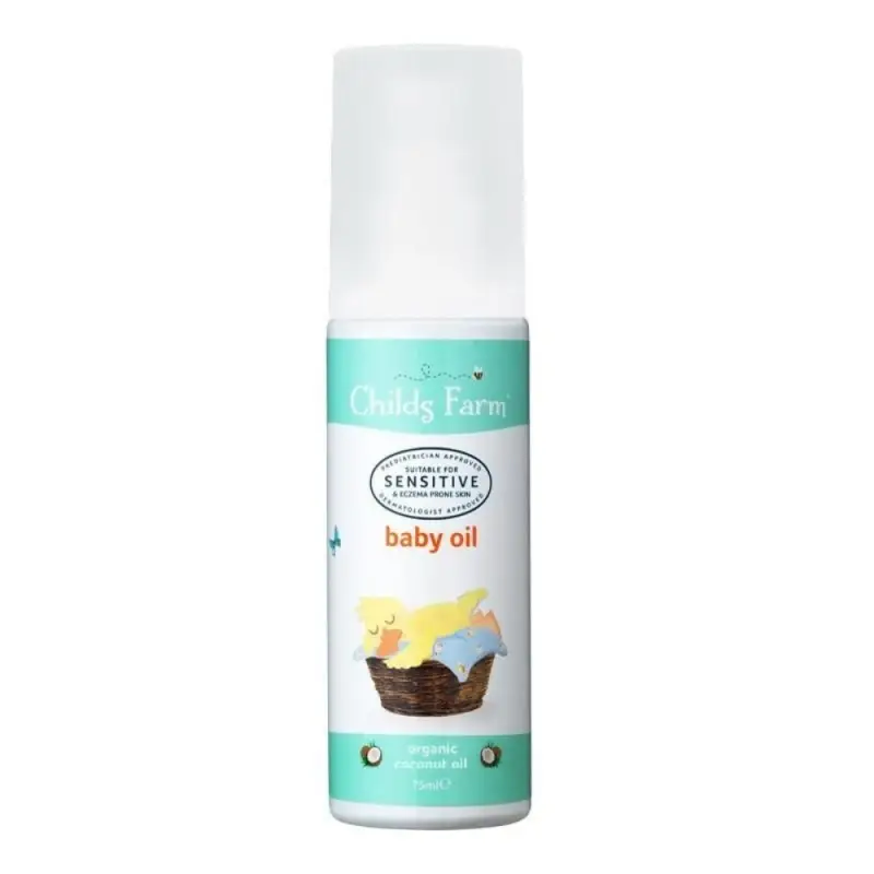 زيت الأطفال العضوي بجوز الهند (Baby Oil with Organic Coconut Oil) - 75 مل